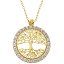 Gargantilla Árbol de la Vida Oro 18K con Circonitas – Para Mujer
